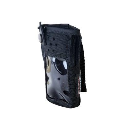 Funda reforzada de Nylon, lazo para cinto, correa con broche y visor frontal para IC-F1000T/09 o IC-F2000T/09.