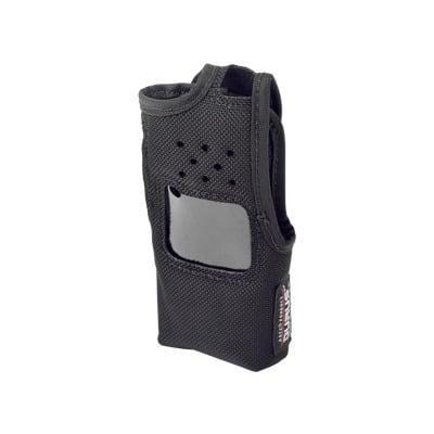 Funda de Nylon, clip-cinto, capuchón auto-adherible / botones y visor frontal / IC-F3021, IC-F3031, IC-F3230.