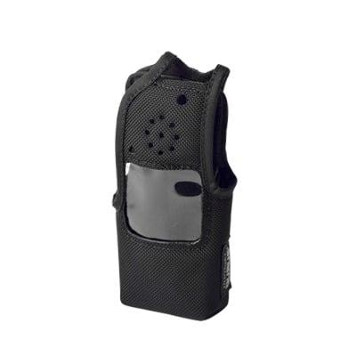 Funda de Nylon, clip-cinto, capuchón con broches / botones y visor  frontal / IC-F3161, IC-3261, IC-3360.