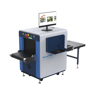 Sistema de inspección por Rayos X para equipaje de mano con túnel de 50 x 30 cms. Escaneo mejorado y detección de explosivos. Puesta en marcha y capacitación incluida