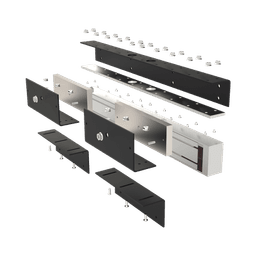 Montaje Ajustable Para Chapa Magnética: MAG1200D.