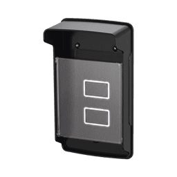 Carcasa Protectora Universal Color Negro con Tapadera de Acrílico / Medidas 245 × 143 × 83 mm / Compatible con Múltiples Modelos de Control de Acceso
