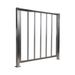 Puerta de Acero Inoxidable de Medio Cuerpo / Paso de 100 Centímetros de Ancho Ideal Para Dar Accesos que no Caben Por su Torniquete / Altura de 90 Centímetros