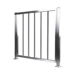 Puerta de Acero Inoxidable de Medio Cuerpo / Paso de 100 Centímetros de Ancho Ideal Para Dar Accesos que no Caben Por su Torniquete / Altura de 90 Centímetros