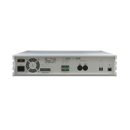  ETAPA DE POTENCIA DIGITAL 2x120W 100V  MILLENNIUM IP CON CONECTIVIDAD IP LAN, SUPERVISON, CALIDAD DE SONIDO HQ PARA 2 ZONAS, EN FORMATO RACK 2U 