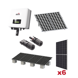 Kit Solar Interconexion  / 3kW  220Vca / Inversor AFORE / Montaje Incluido  