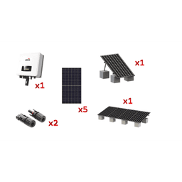 Kit Solar Interconexion  / 3kW  220Vca / Inversor AFORE / Montaje Incluido  