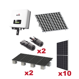 Kit Solar Interconexion  / 5kW  220Vca / Inversor AFORE / Montaje Incluido  