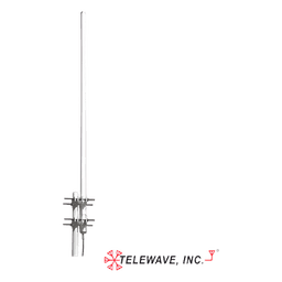 Antena Base Fibra de Vidrio / 440-470 MHz / 10 dBd / 6.1 m (20 ft) / 500 W / N Hembra