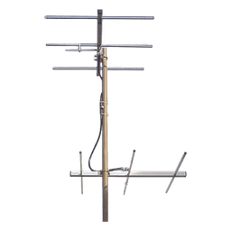 Juego de 2 Antenas Bi-direccionales de 3 elementos para TV, 3 dB, Canal 8