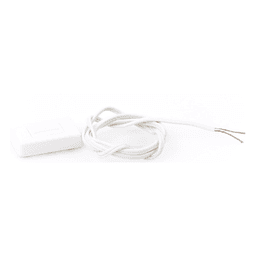 Sensor de choque para detección de rotura de vidrio en ventanas, dos hilos, cobertura de 2.4 m