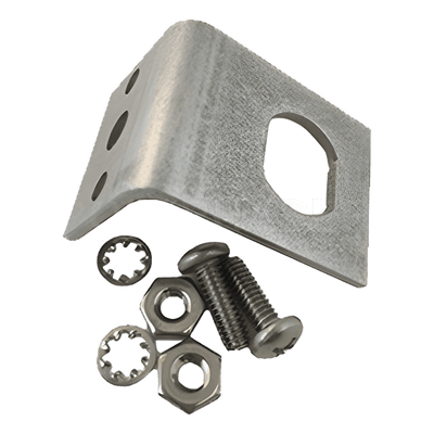 Kit Adaptador Brida a Mamparo / Conector Tipo N / Acero Inoxidable / Para Protectores Coaxiales