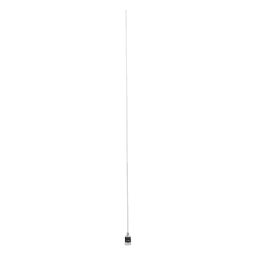Antena Móvil VHF / Banda Baja 144-174 MHz / Ganancia 3 dB / Potencia 200 W / Longitud 124 cm (48.8 ft) / Conector NMO 3/4'