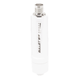 Radio airMAX Bullet-M2HP, hasta 100 Mbps, frecuencia de 2 GHz (2412 - 2472 GHz), No incluye adaptador PoE