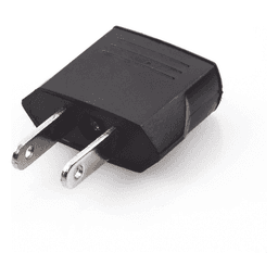 Adaptador de enchufe europea a americano, Calidad PREMIUM @ 6 A ; 110 - 250 Vca