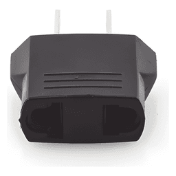 Adaptador de enchufe europea a americano, Calidad PREMIUM @ 6 A ; 110 - 250 Vca