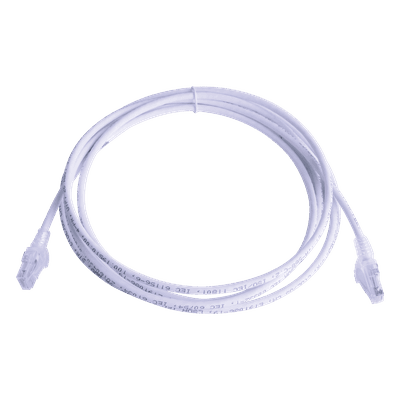 Patch Cord Cat6 UTP / CM-LS0H / 3.05 m (10 ft) / 26 AWG / Alta Densidad / PoE++ / Blanco