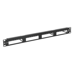 Patch Panel MAX Modular (Vacío), de 24 Puertos, Plano, 1UR