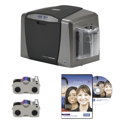 Kit de Impresora de tarjetas PVC DTC1250e/ Una Cara / Incluye: 2 Ribbons Color y Software/ 3 Años Garantia