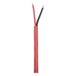 Bobina de Cable / 2x18 AWG / Riser FPLR-CL3R FT4 / 305 m (1000 ft) / Rojo / Detección de Incendio y Evacuación