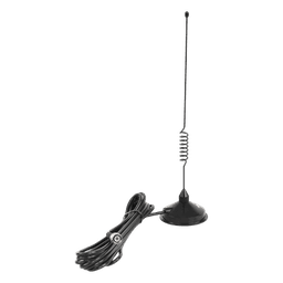 Antena Móvil / Banda Ancha 800-896 MHz / Ganancia 3.2 dB / Potencia 10 W / Cable RG-58 3.7 m (12.1 ft) / Montaje Magnético 8 Polos / Conector TNC Macho