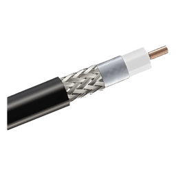 Cable Coaxial 90% de Blindaje, Certificación RoHS, Conductor de Cobre Revestido de Aluminio, 50 Ohms