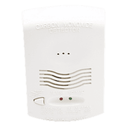 Detector de Monóxido de Carbono / Alimentación 12/24 VDC / Sirena Integrada 85 dB / Relé Tipo C / Montaje Muro o Techo / UL 2075