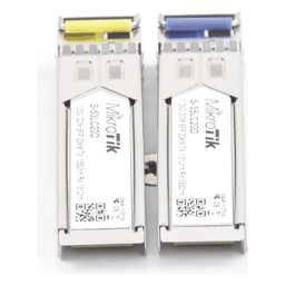 Transceptores MiniGbic SFP 1.25G LC WDM para fibra Mono Modo 20 Kms