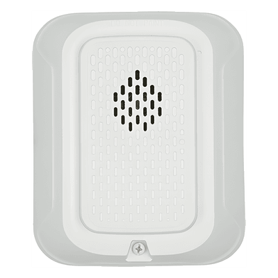 Sirena de pared para sistema de notificación de incendio, 12/24 Vcc automático, 88+ dB(A), Serie L