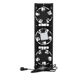 Kit de 3 Ventiladores 110 Vca (12 x 12 cm) con Clavija para Gabinete de Piso