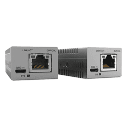 Mini Convertidor de medios de cobre a fibra MultiModo de escritorio 1000TX a 1000SX conector ST