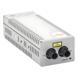 Mini Convertidor de medios de cobre a fibra MultiModo de escritorio 1000TX a 1000SX conector ST
