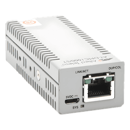 Mini Convertidor de medios de cobre a fibra MultiModo de escritorio 1000TX a 1000SX conector ST