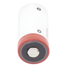 Batería de Litio CR123A / 3V / 1300 mAh / No Recargable / Acero Inoxidable / Operación -40°C a +60°C