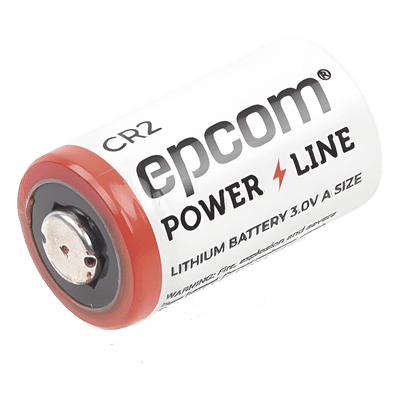 Batería de Litio CR2 / 3V / 850 mAh / No Recargable / Sello Hermético Vidrio-Metal / Operación -40°C a +60°C