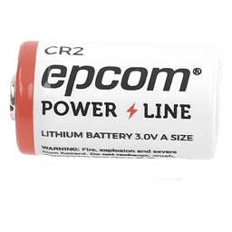 Batería de Litio CR2 / 3V / 850 mAh / No Recargable / Sello Hermético Vidrio-Metal / Operación -40°C a +60°C