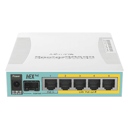 Router Gigabit PoE / 5 Puertos Blindados / 802.3at/af / SFP / USB 2.0 / CPU 800 MHz