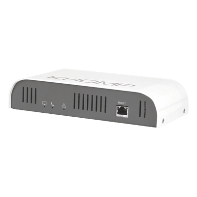 Gateway UMG 104 con 1 puerto E1/T1(RJ45), 30 Canales E1, SBC hasta 28 canales (con licencia), 3 puertos de red 100/1000 Mbps