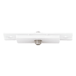 Toma de Pared Coaxial / Conector Tipo F / 75 Ohm / Estilo Designer / Blanco Brillante