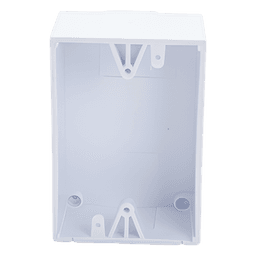 Caja trasera de montaje color blanco para Estaciones de Parada STOPPER