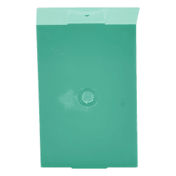 Caja trasera de montaje color verde para estaciones de parada STOPPER