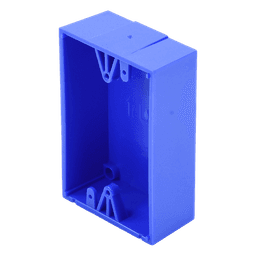 Caja de Montaje en Superficie / Policarbonato / 1.5 in (38 mm) Profundidad / Clasificación 5VA / UL Listed