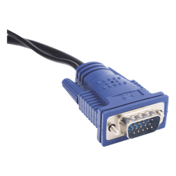 Cable USB KVM / 1.8 m (5.91 pies) / VGA + USB Tipo A / Blindaje Coaxial / Calibre 28 AWG