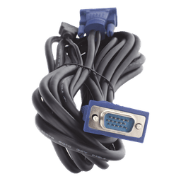 Cable USB KVM / VGA Coaxial Blindado / 5 m (16.40 pies) / Calibre 28 / Núcleos de Ferrita