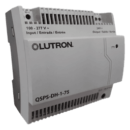 Fuente de alimentación de 24 V CC y 2.5 A para enlace QS, alimenta hasta 75 unidades de consumo (PDU), entrada 100-277 V~, montaje en riel DIN de 35 mm o en superficie