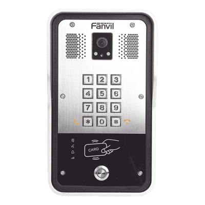 Video Portero SIP Con Cámara, 1 Relevador Integrado, Onvif y lector de tarjetas RFID para acceso