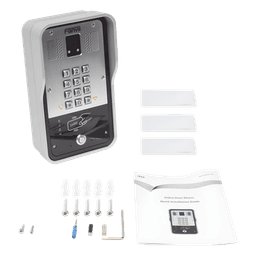 Video Portero SIP Con Cámara, 1 Relevador Integrado, Onvif y lector de tarjetas RFID para acceso