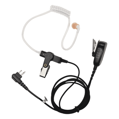 MICRÓFONO DE SOLAPA CON AUDÍFONO DISCRETO CON CABLE D/FIBRA TRENZADA ULTRA RESISTENTE P/ HYT TC-500/ 518/ 600/ 610/ 620/ 700/ 1600/ 70EX. MOTOROLA GP300/ SP50/ P1225/ PRO3150/ EP450/ EP350/ MAG ONE/ RDU2020/ XV2600.