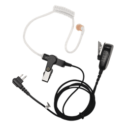 MICRÓFONO DE SOLAPA CON AUDÍFONO DISCRETO CON CABLE D/FIBRA TRENZADA ULTRA RESISTENTE P/ HYT TC-500/ 518/ 600/ 610/ 620/ 700/ 1600/ 70EX. MOTOROLA GP300/ SP50/ P1225/ PRO3150/ EP450/ EP350/ MAG ONE/ RDU2020/ XV2600.
