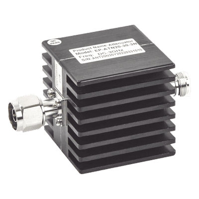 Atenuador en Línea de 30 dB / 20 Watt Máx. / CD-3 GHz / Interiores / N macho - N hembra.